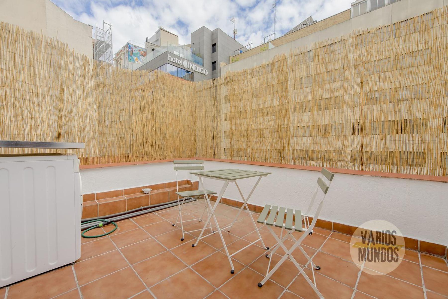 Atico Calle Silva Para 3Pax Con Terraza Esquina Con Gran Via E2 Madrid Eksteriør billede